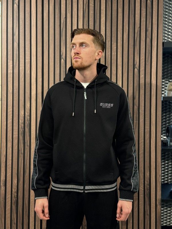 Guess Active - Finlo Zipped Hoodie - Zwart