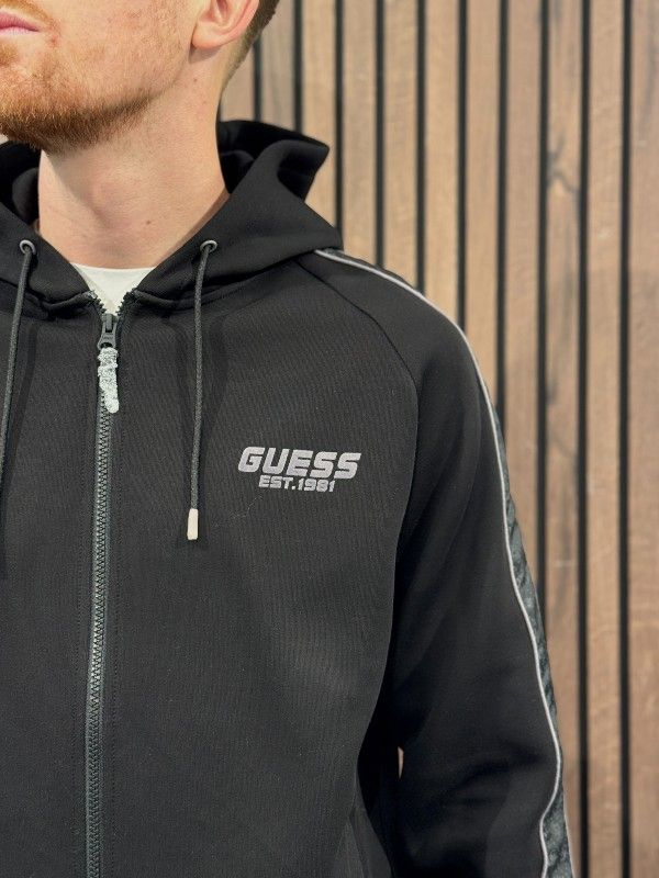 Guess Active - Finlo Zipped Hoodie - Zwart