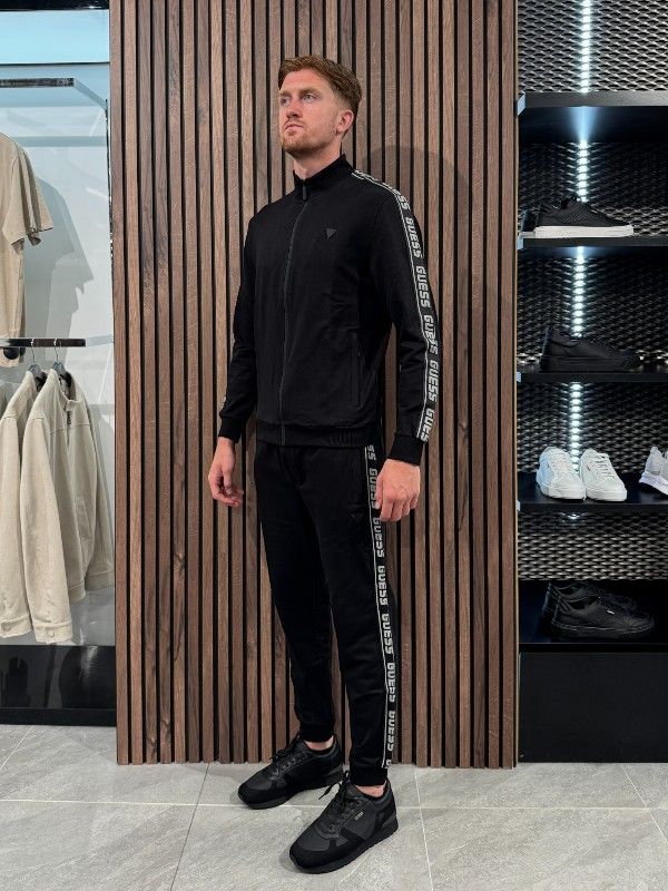Guess Active - Full Zip New Arlo Sweatshirt - Zwart