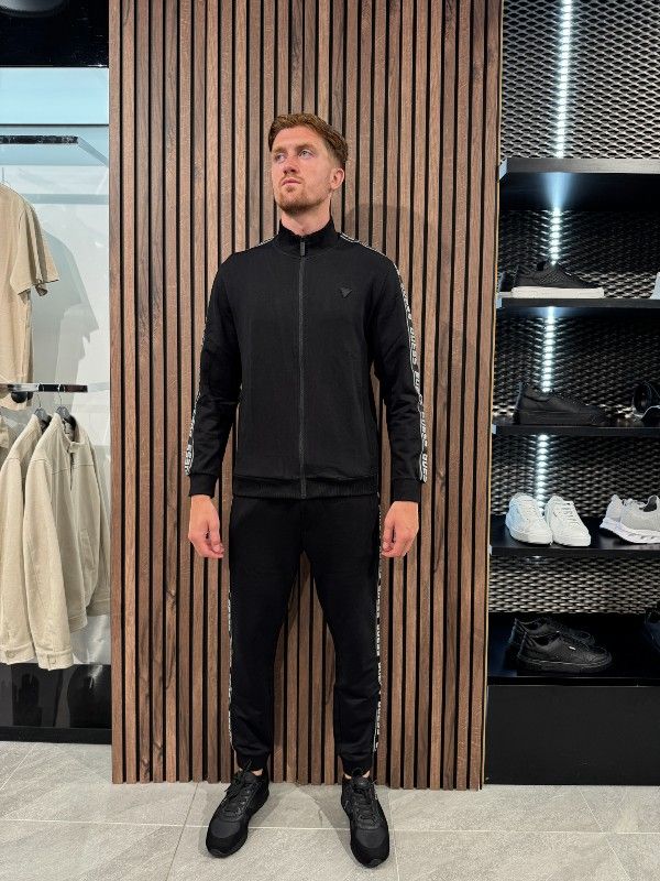 Guess Active - Full Zip New Arlo Sweatshirt - Zwart