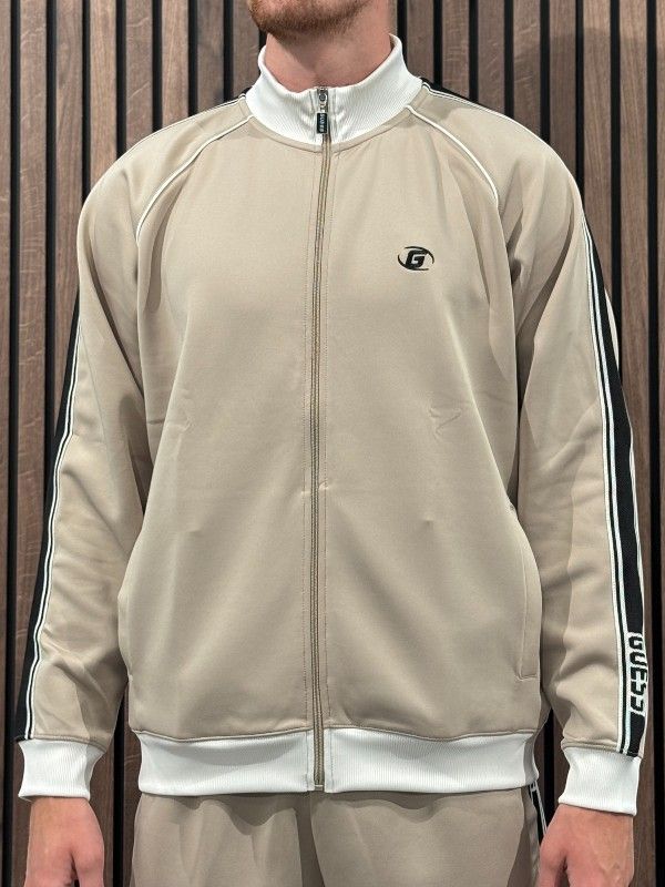 Guess Active - Fulvio Full Zip Sweatshirt - Beige