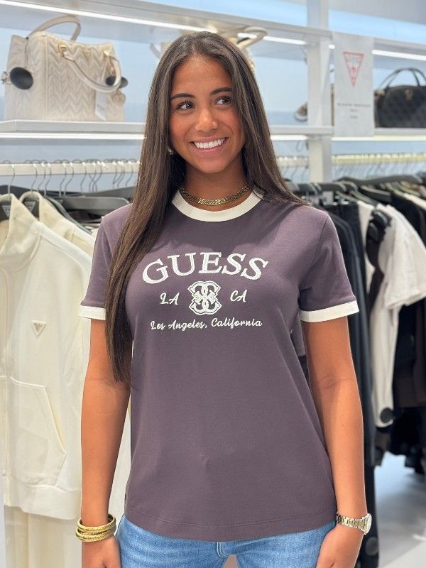 Guess Active - Hoshi Cn Ss T-shirt - Grijs