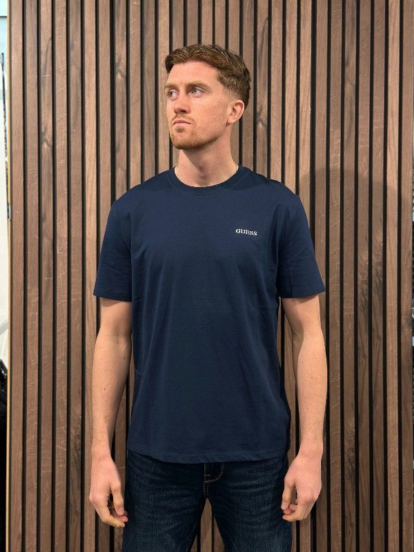 Guess Active - Marzio Cn Ss T-shirt - Blauw