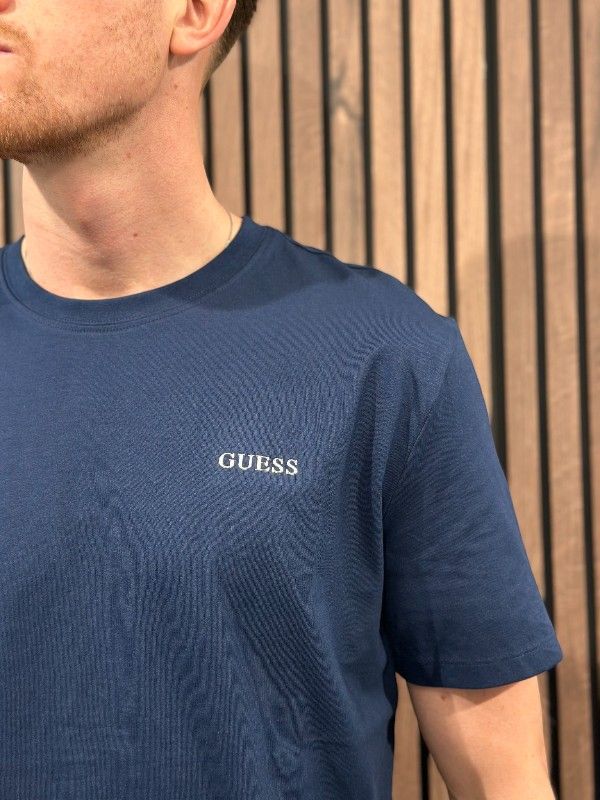 Guess Active - Marzio Cn Ss T-shirt - Blauw