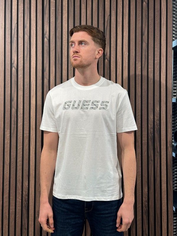 Guess Active - Maska Cn Ss T-shirt - Wit