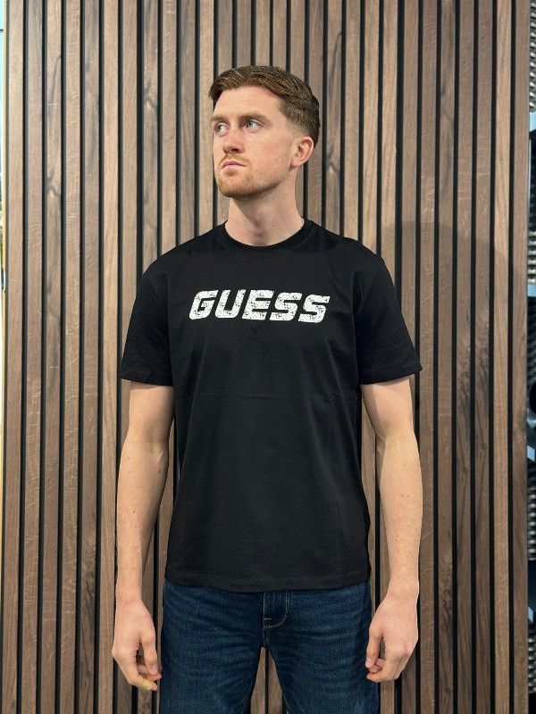 Guess Active - Maska Cn Ss T-shirt - Zwart