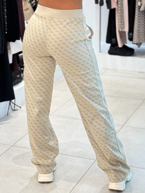 Guess Active - Maya 4G Wide Leg Pants - Beige