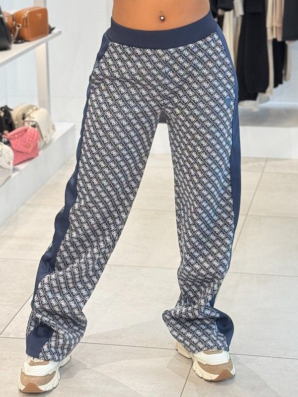 Guess Active - Maya 4G Wide Leg Pants - Blauw