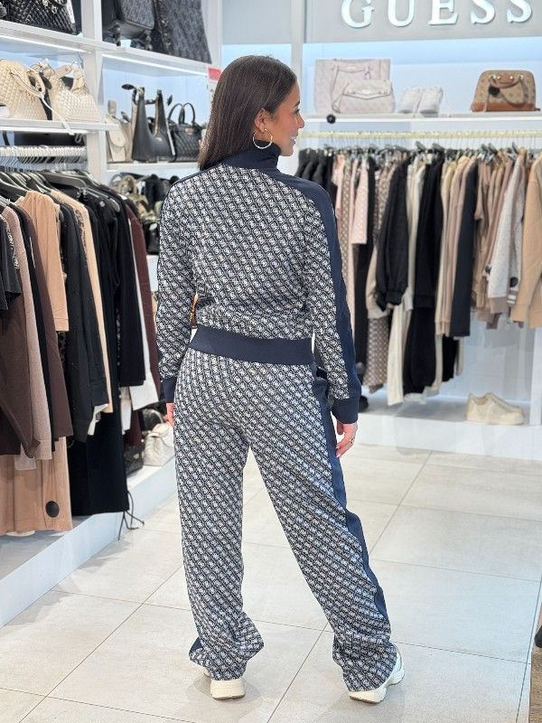 Guess Active - Maya 4G Wide Leg Pants - Blauw