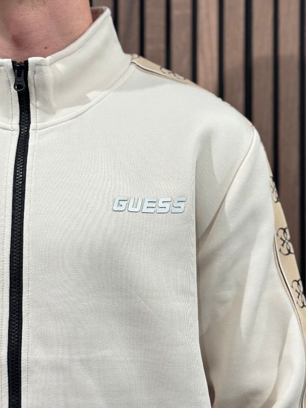 Guess Active - Mickey Full Zip Sweatshirt - Beige