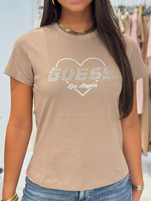Guess Active - Narciso Cn T-shirt - Beige