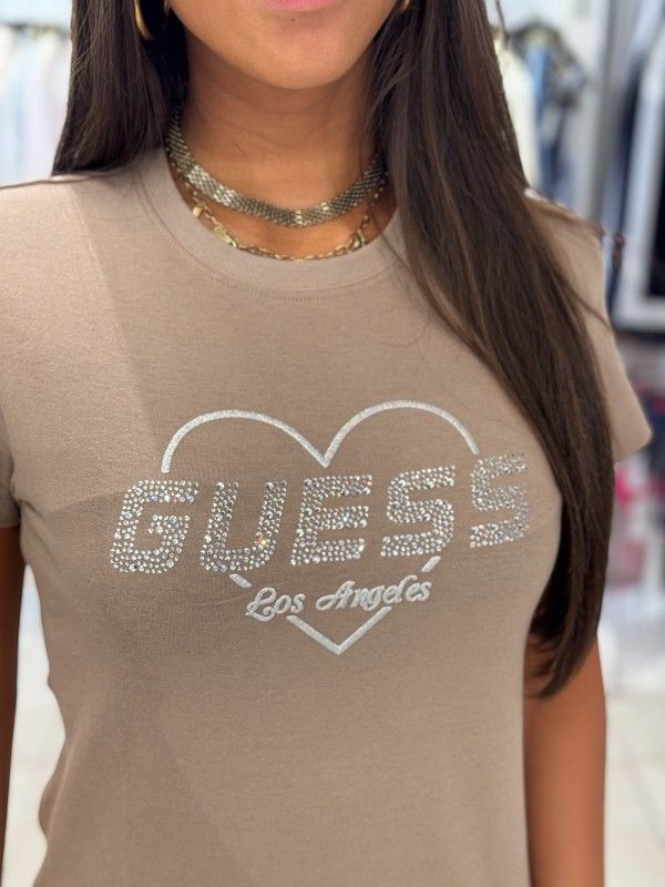 Guess Active - Narciso Cn T-shirt - Beige