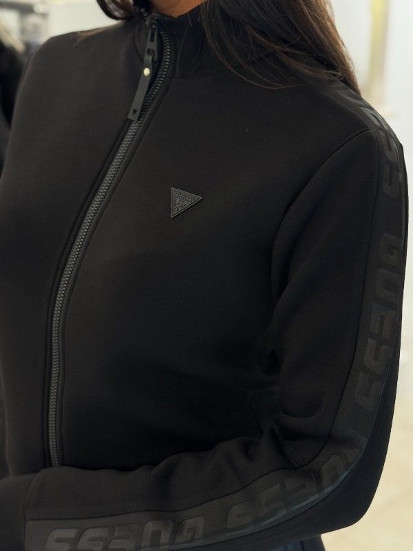 Guess Active - New Allie Scuba Zip Sweatshirt - Zwart