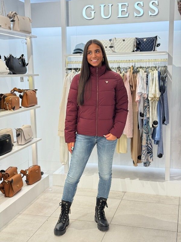 Guess Active - New Claudia Light Puffer Jacket - Rood