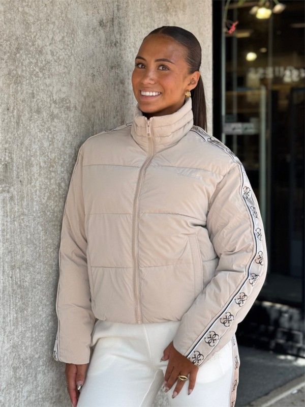 Guess Active - New Jean Puffer Jacket - Beige