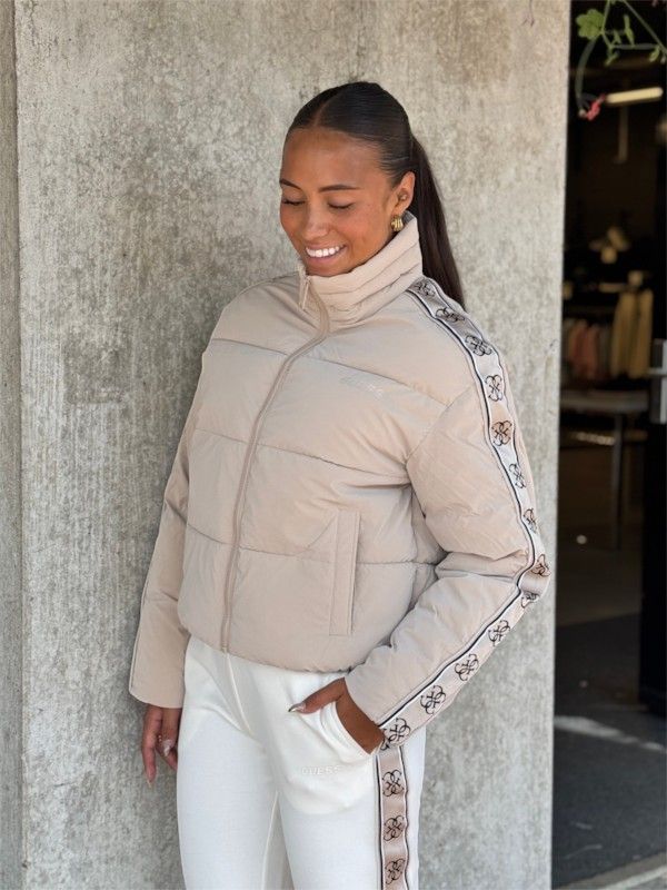 Guess Active - New Jean Puffer Jacket - Beige