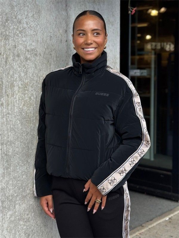 Guess Active - New Jean Puffer Jacket - Zwart