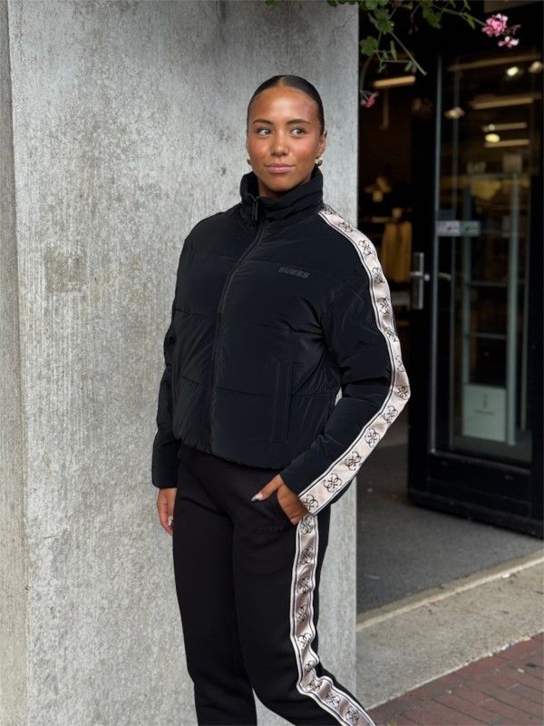 Guess Active - New Jean Puffer Jacket - Zwart