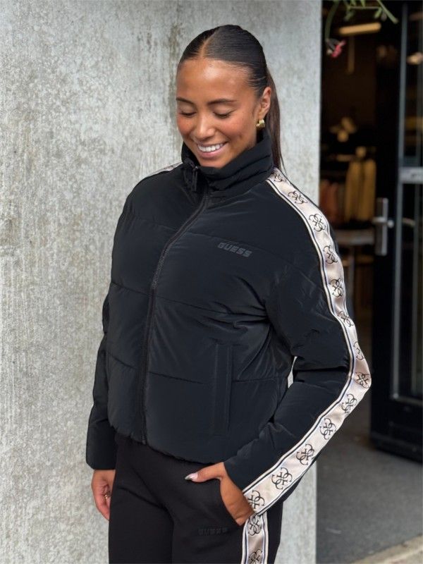 Guess Active - New Jean Puffer Jacket - Zwart