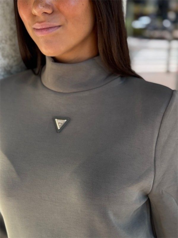Guess Active - Olympe High Neck Sweatshirt - Groen