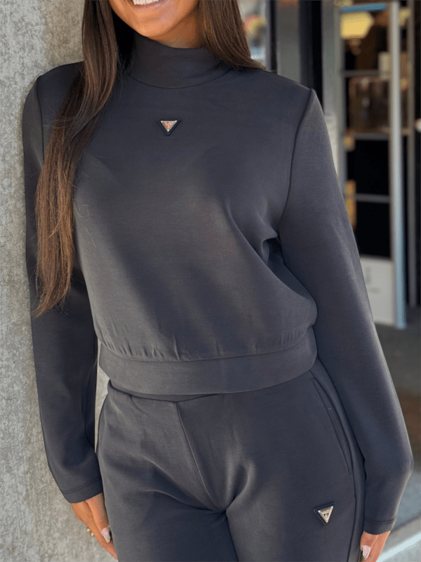 Guess Active - Olympe High Neck Sweatshirt - Zwart