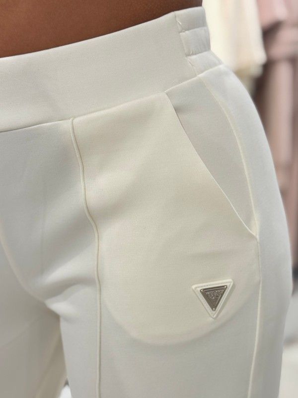 Guess Active - Olympe Straight Pants - Beige