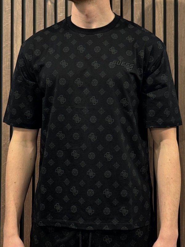 Guess Active - Ovidio Cn Ss T-shirt - Zwart