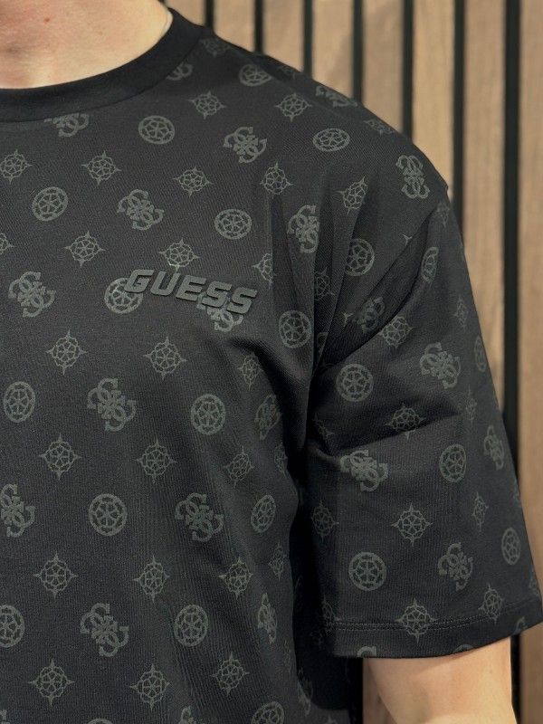 Guess Active - Ovidio Cn Ss T-shirt - Zwart