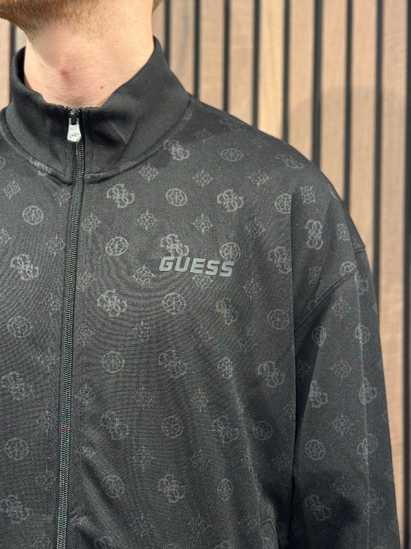 Guess Active - Ovidio Full Zip Sweatshirt - Zwart