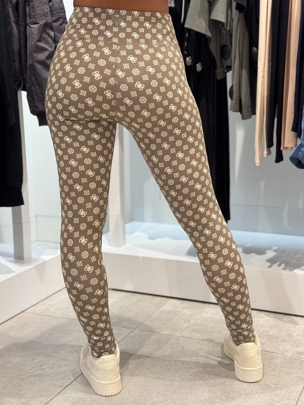 Guess Active - Peony Logomania Leggings 4/4 - Bruin