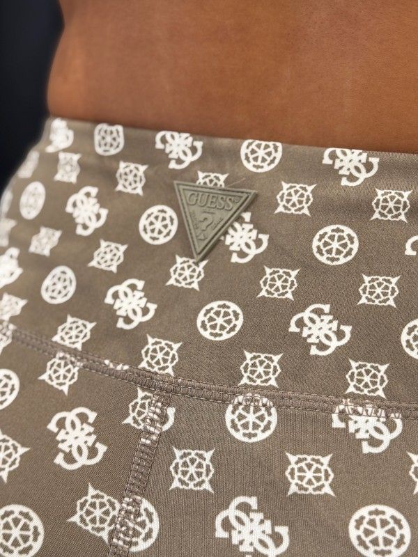 Guess Active - Peony Logomania Leggings 4/4 - Bruin