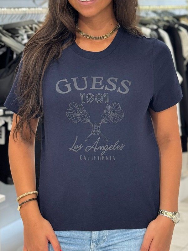 Guess Active - Phoebe Ss T-shirt - Blauw