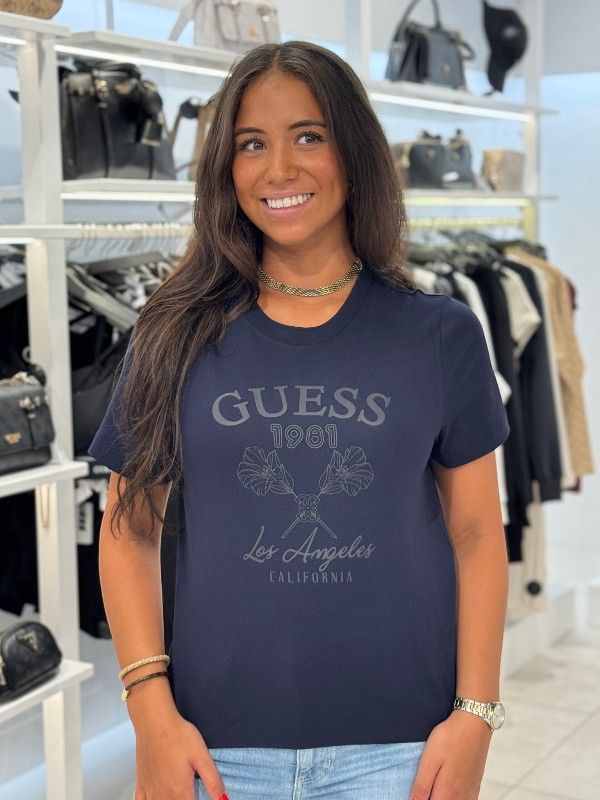 Guess Active - Phoebe Ss T-shirt - Blauw
