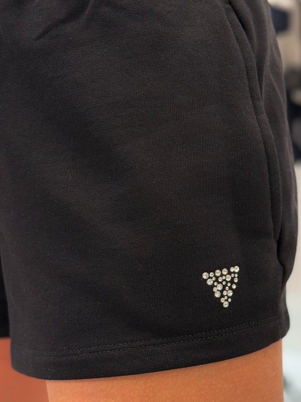 Guess Active - Primula Rhinestones Short - Zwart