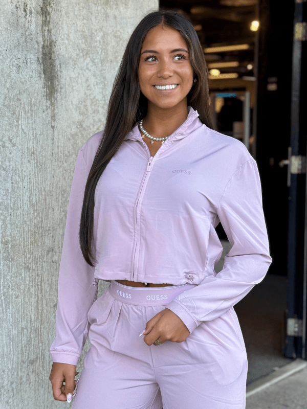 Guess Active - Selene Full Zip Jacket - Roze