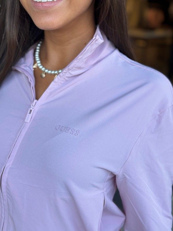 Guess Active - Selene Full Zip Jacket - Roze