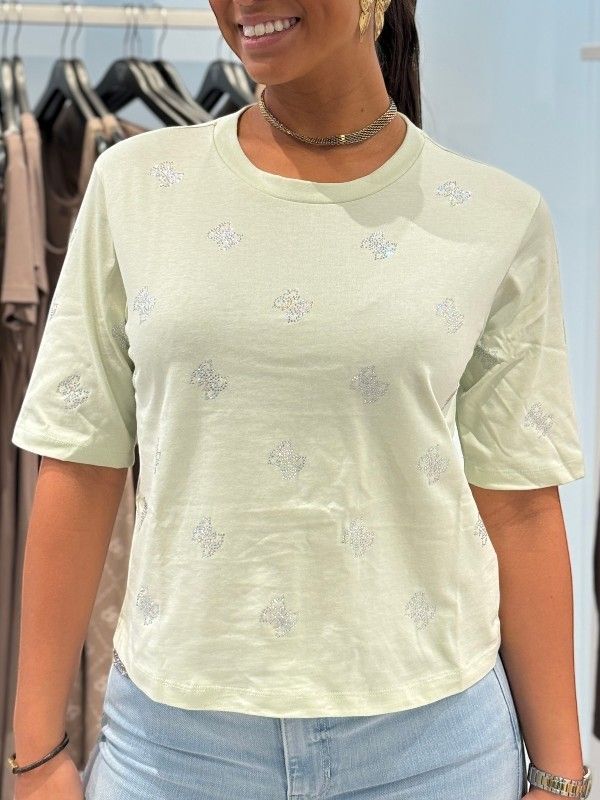 Guess Active - Silvy 4G Ss Cn T-shirt - Groen