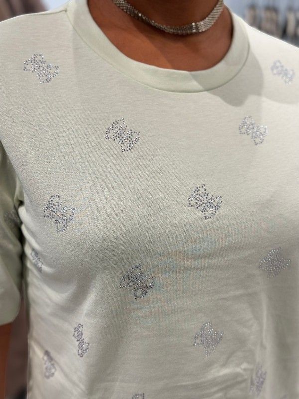 Guess Active - Silvy 4G Ss Cn T-shirt - Groen