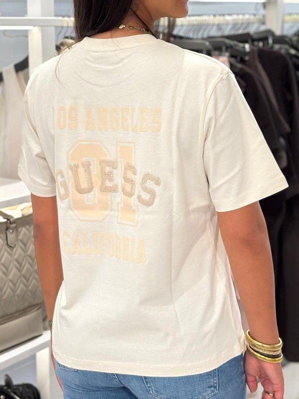 Guess Active - Siria Cn Ss T-shirt - Beige