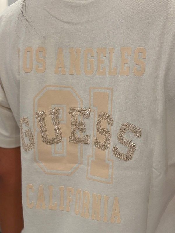 Guess Active - Siria Cn Ss T-shirt - Beige
