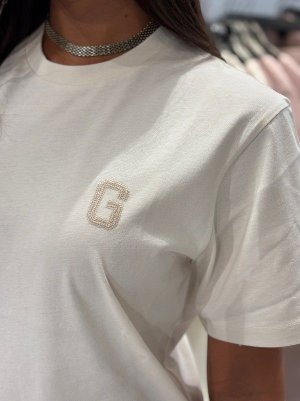 Guess Active - Siria Cn Ss T-shirt - Beige