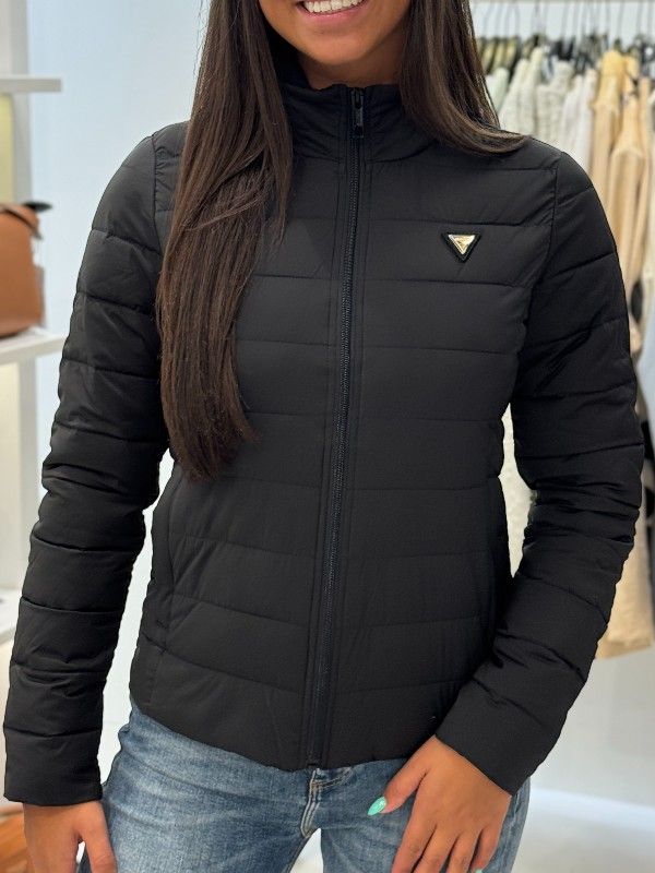 Guess Active - Solid Heavy Diann Puffer Jacket - Zwart