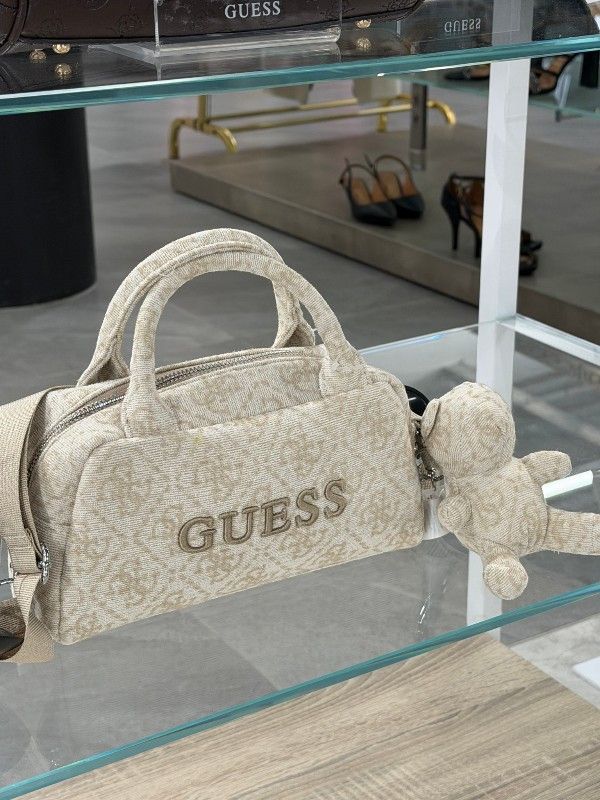 Guess Active - Sponge Cross Body Bag - Beige