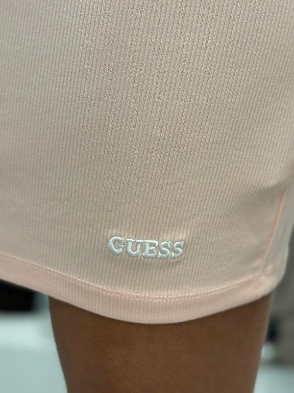 Guess Active - Stella Rib Short Dress - Roze