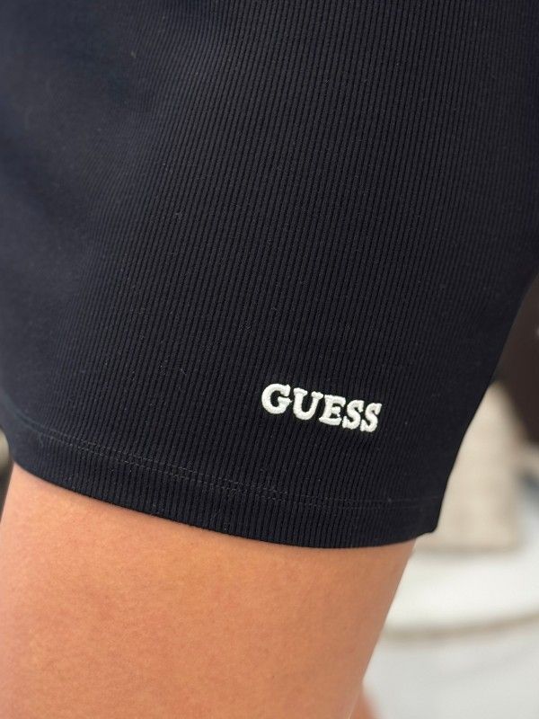 Guess Active - Stella Rib Short Dress - Zwart