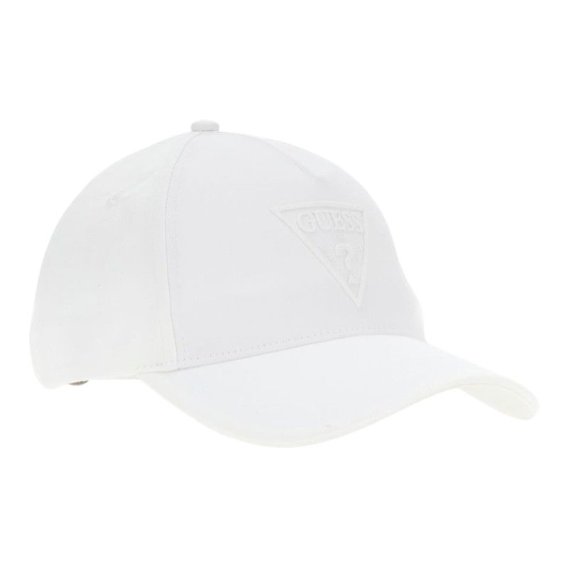 Guess Active - Triangle Logo Embossed Cap - Wit
