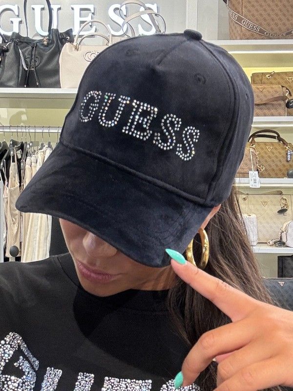 Guess Active - Velvet Cap - Zwart