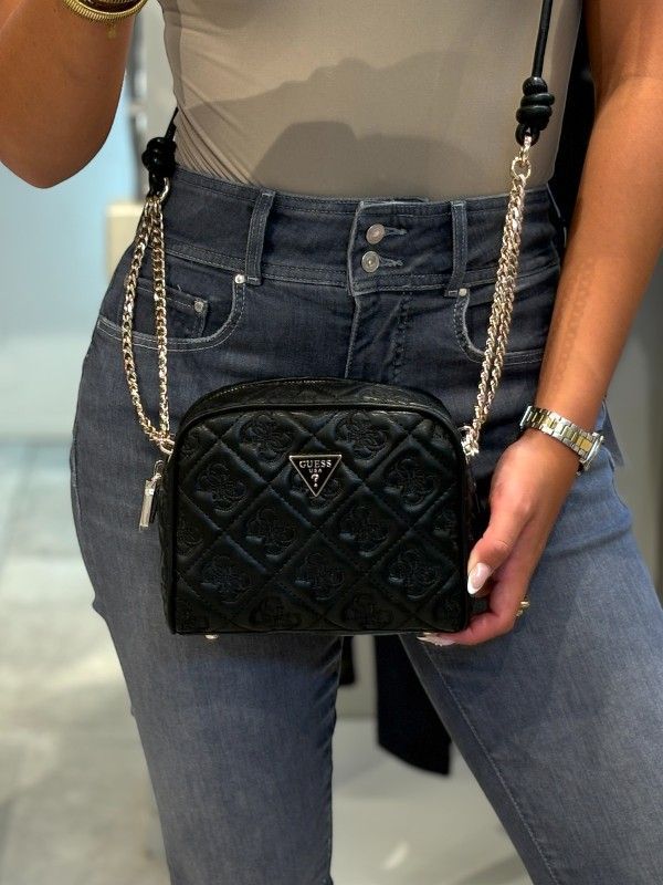Guess - Adelasia Camera Crossbody - Zwart