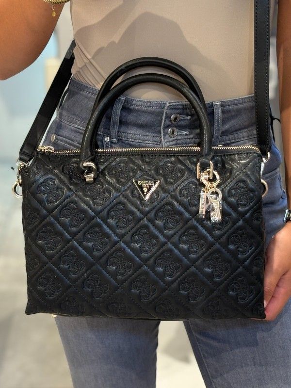 Guess - Adelasia Multi Comp Satchel - Zwart