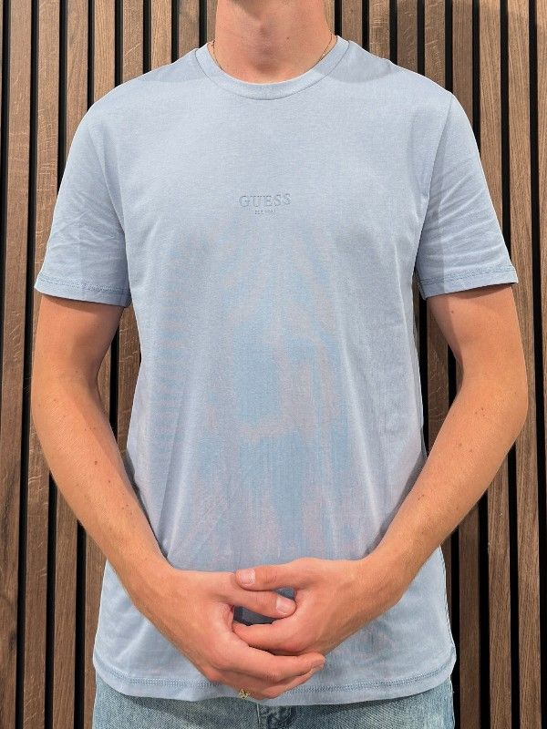 Guess - Aidy Cn Ss Tee - Blauw